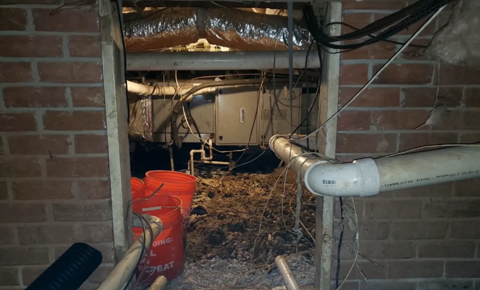 crawl space water damage restoration process